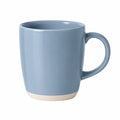 Keramik Kaffeebecher 350 ml Blau glasiert mit Henkel