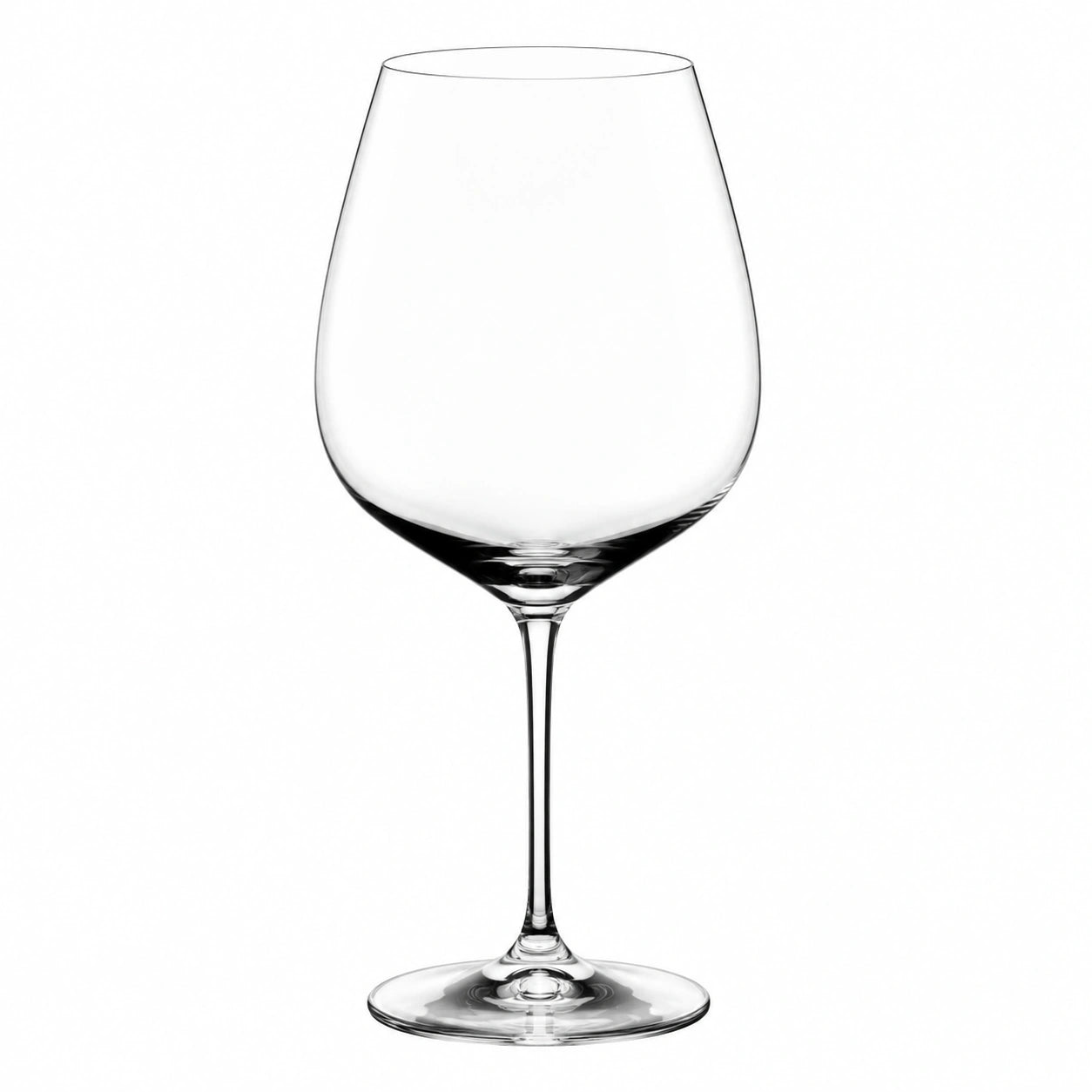 Weinglas 650 ml aus klarem Glas mit Stiel für Weinverkostung