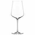Weinglas 550 ml transparentes Glas 25 cm mit langem Stiel