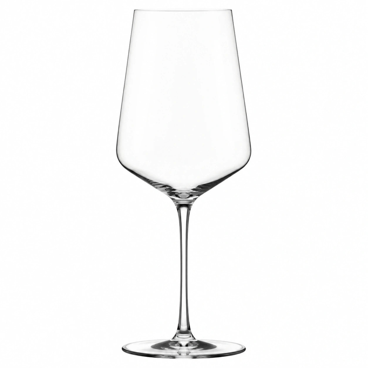 Weinglas 550 ml transparentes Glas 25 cm mit langem Stiel